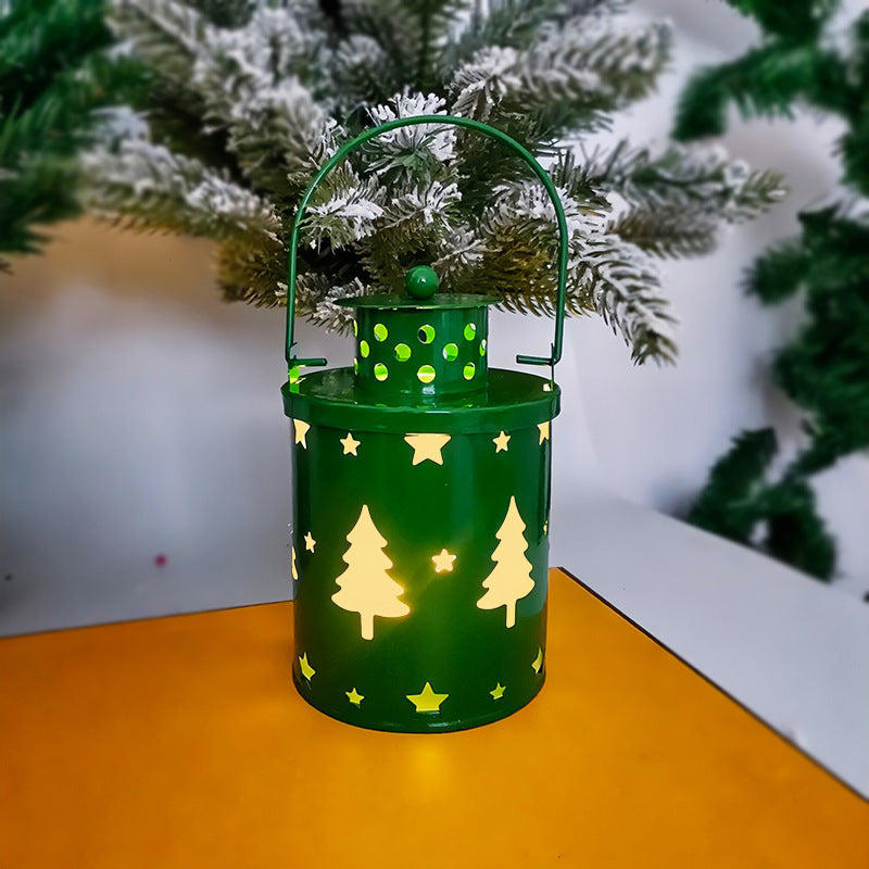 LED Christmas Candle Lantern - Nordic Style Holiday Decoration