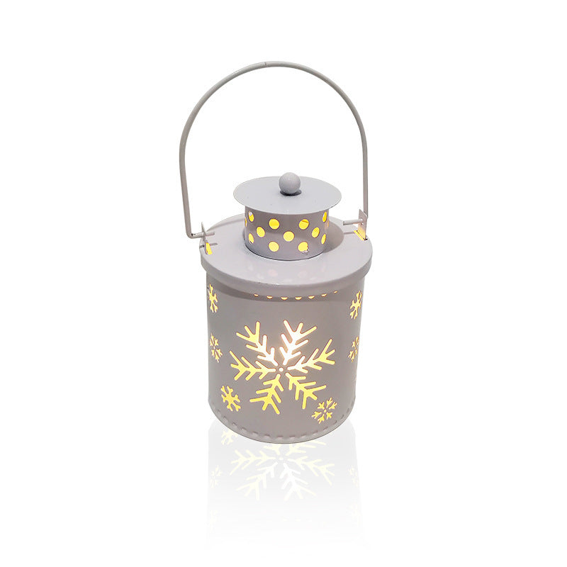 LED Christmas Candle Lantern - Nordic Style Holiday Decoration