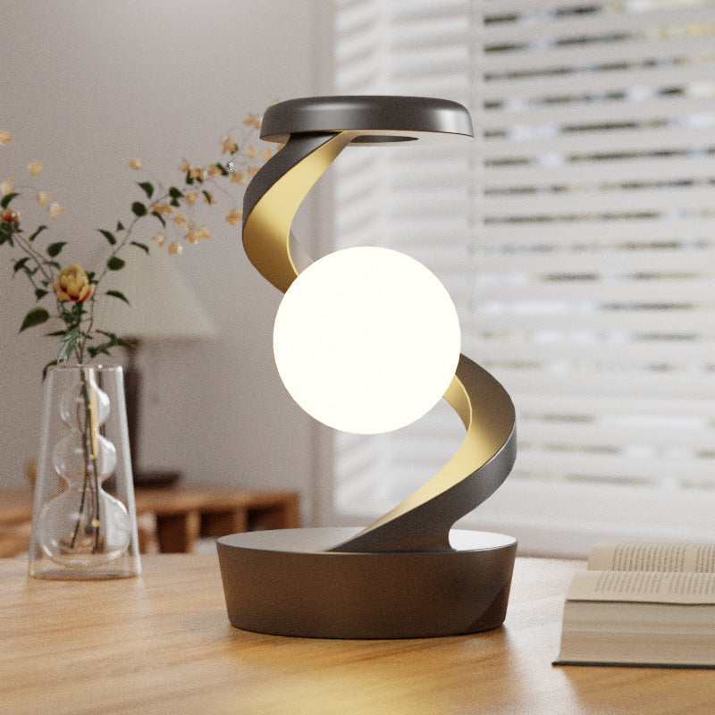 Moon Desk Lamp with Wireless Charging - Sensor Control Night Lamp